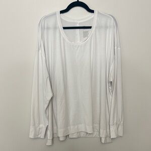 All in Motion White Long Sleeve Tee